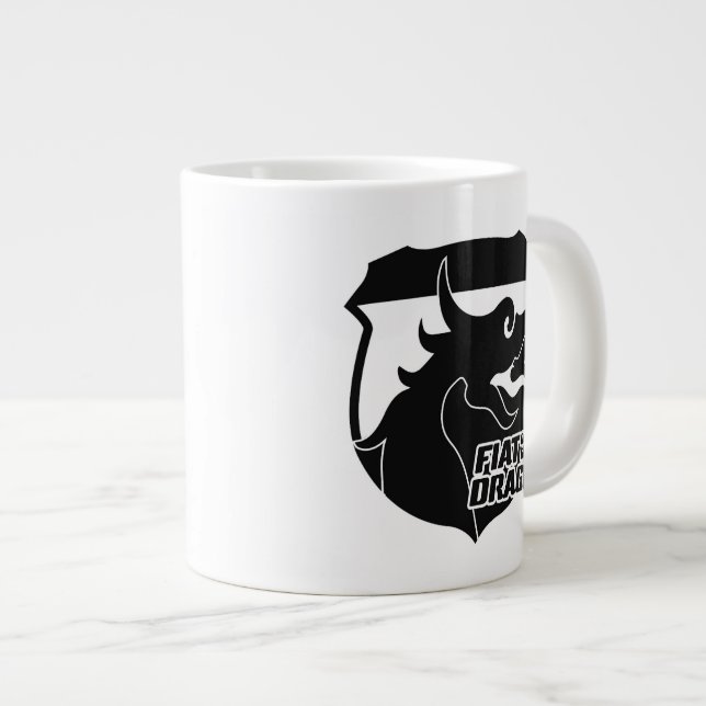 Caneca De Café Grande FIAT no Dragon Coffee Mug (Frente Esquerda)