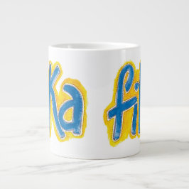 Caneca De Café Grande Fika dots Mug