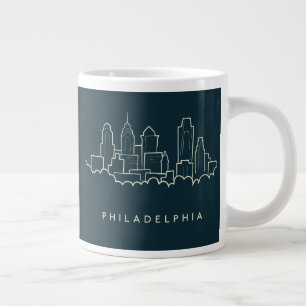 Caneca De Café Grande Filadélfia Pennsylvania Skyline