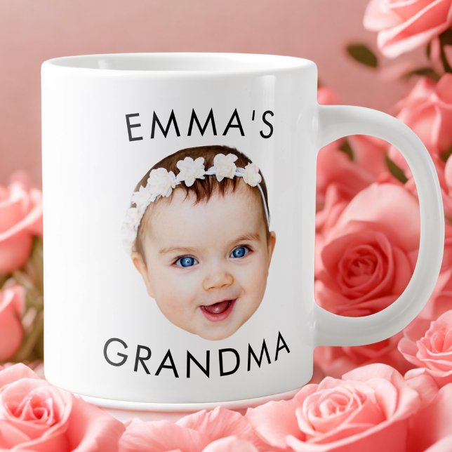 Caneca De Café Grande Filhote personalizado Mug Mãe Avó Avô Aniversário (Criador carregado)
