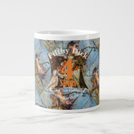Caneca De Café Grande Filthy Dick e 4 Skins Band Bar Grill Enoteca