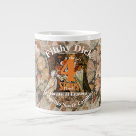 Caneca De Café Grande Filthy Dick e Banda 4 Skins Bar Grill Enoteca