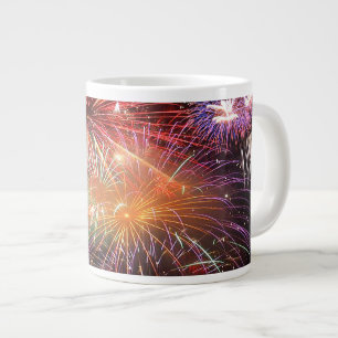 Caneca De Café Grande Finalidade do Fireworks