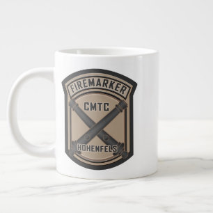Caneca De Café Grande Fireflag personalizável