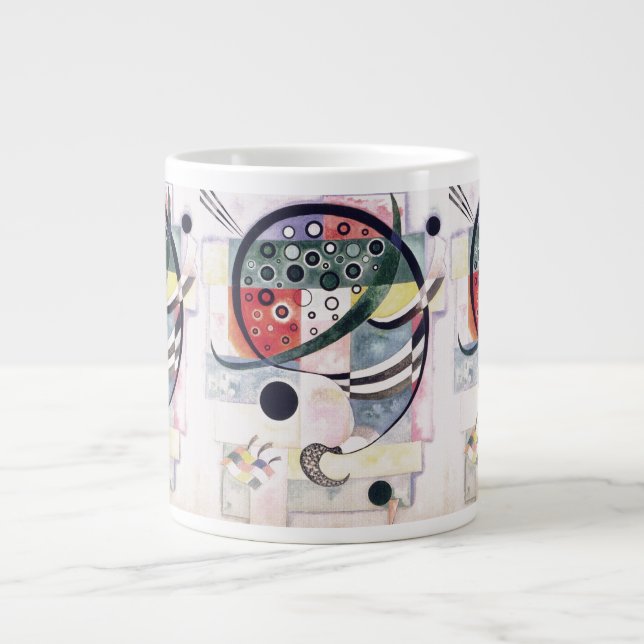 Caneca De Café Grande Fixo - Kandinsky (Frente)