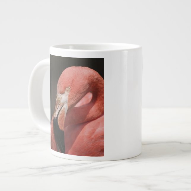 Caneca De Café Grande Flamingo Chileno, Phoenicopterus chilensis (Frente Esquerda)