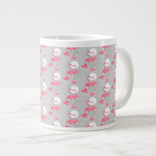 Caneca De Café Grande Flamingo Love Tyler Jumbo