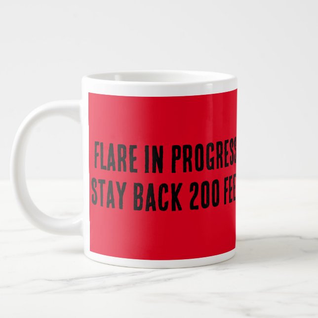 Caneca De Café Grande Flare em andamento. Fiquem atrás 200 pés. (Esquerda)
