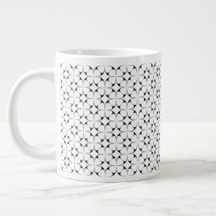 Caneca De Café Grande Flor Art