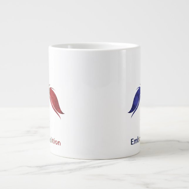 Caneca De Café Grande Flor-de-Lis (Frente)