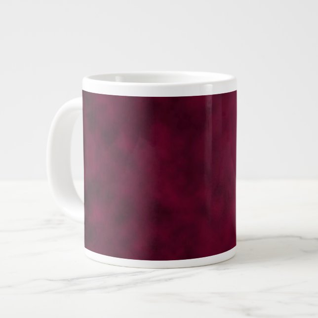 Caneca De Café Grande Flor Esmagada (Frente Esquerda)