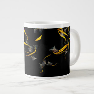 Caneca De Café Grande Flor - Margarida - Levada pelo vento