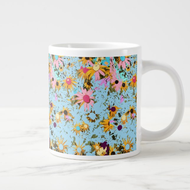 Caneca De Café Grande floral (Direita)