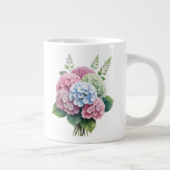 Caneca De Café Grande Floral  (Direita)