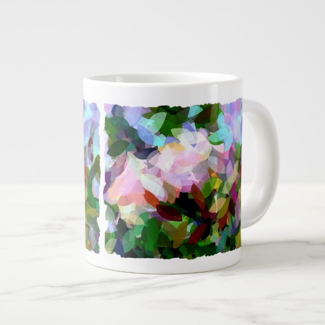 CANECA DE CAFÉ GRANDE FLORAL (Frente Esquerda)