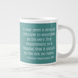 Caneca De Café Grande Florence Nightingale Cote Mug, Pode Parecer Estran