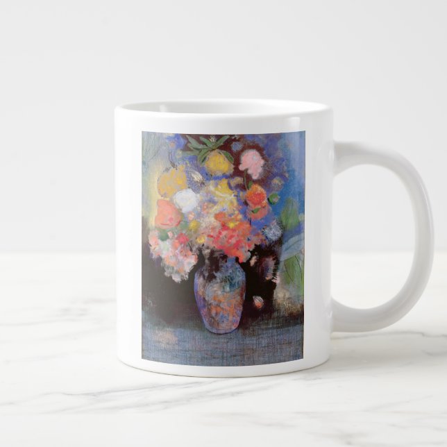 Caneca De Café Grande Flores (Direita)