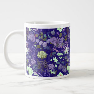 Caneca De Café Grande Flores com atmosfera elegante e misteriosa