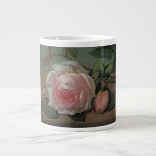 Caneca De Café Grande Flores de Natureza-Morta numa Cornija por Otto Ott
