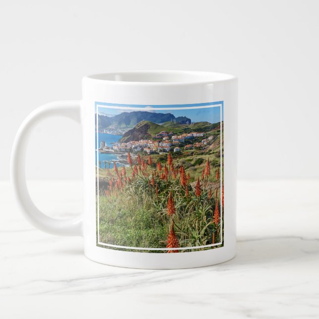 Caneca De Café Grande Flores | Ilha da Madeira Portugal (Esquerda)
