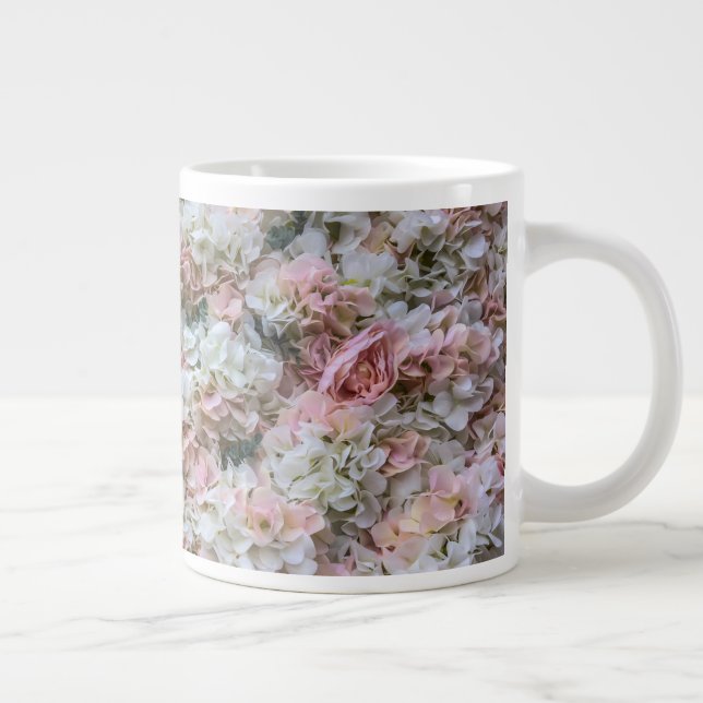 Caneca De Café Grande Flores rosa (Direita)