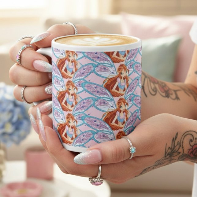 Caneca De Café Grande Florescer (Criador carregado)