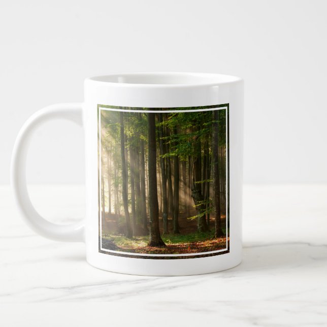 Caneca De Café Grande Florestas | Florestas do outono (Esquerda)