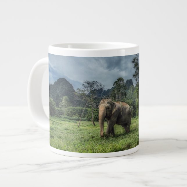 Caneca De Café Grande Florestas | Parque Nacional de Kao Sok (Frente Esquerda)