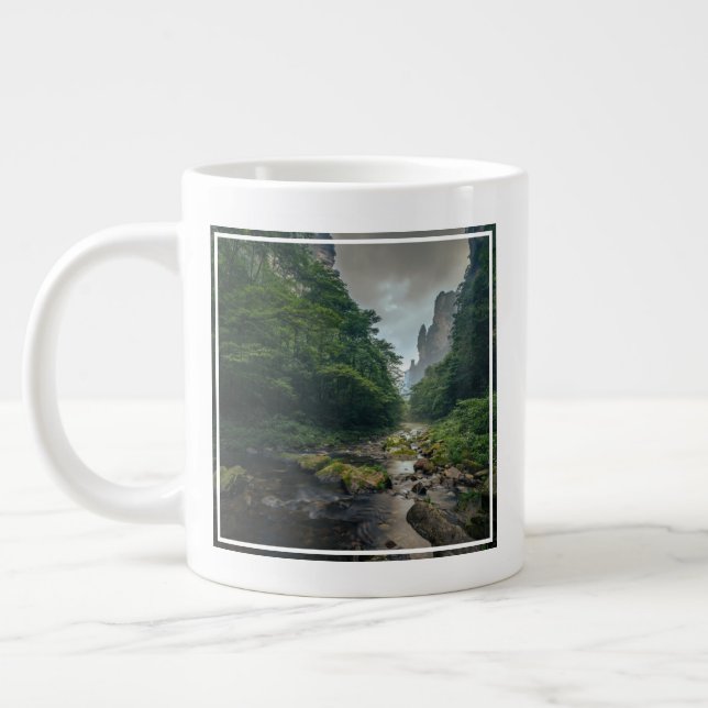 Caneca De Café Grande Florestas | Parque Nacional Florestal Zhangjiajie (Esquerda)