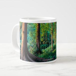 Caneca De Café Grande Florestas   Verduras e Florestas