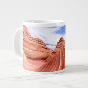 Caneca De Café Grande Formação de Pedra de Areia