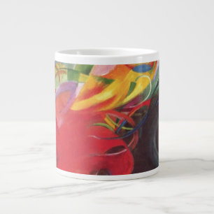 Caneca De Café Grande Formas de Luta de Franz Marc, Arte Fino Antigo