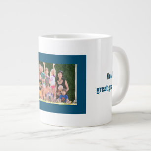Caneca De Café Grande Foto da família do vovô Excelente