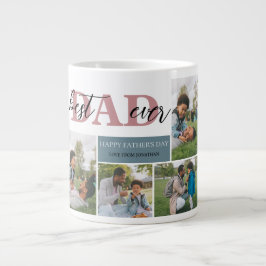 Caneca De Café Grande Foto do Pai 4 do melhor Pai do Dia de os pais