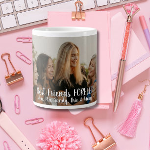 Caneca De Café Grande Foto Panorâmica Moderna - Melhores Amigos para Se