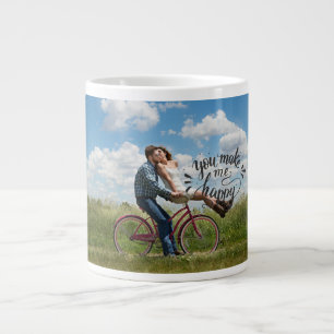 Caneca De Café Grande Foto personalizada