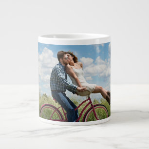 Caneca De Café Grande Foto Personalizada