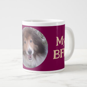 Caneca De Café Grande Foto Pet PERSONALIZAR BFF