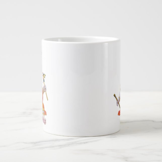 Caneca De Café Grande fotografia de infância de Krishna (Frente)