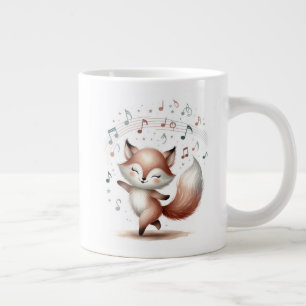 Caneca De Café Grande Fox- Jumbo Mug