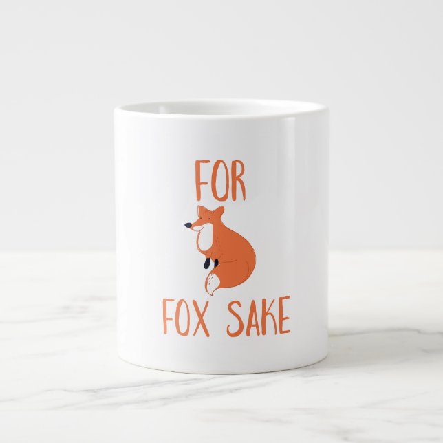 Caneca De Café Grande Fox Sake (Frente)