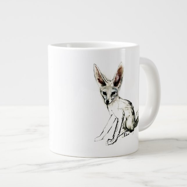 Caneca De Café Grande Foxy (Frente Esquerda)