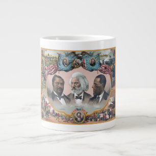 Caneca De Café Grande Fr3d3 Bailey Douglass com Abolicionista Preto
