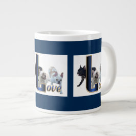 Caneca De Café Grande Francês Buldogue Love