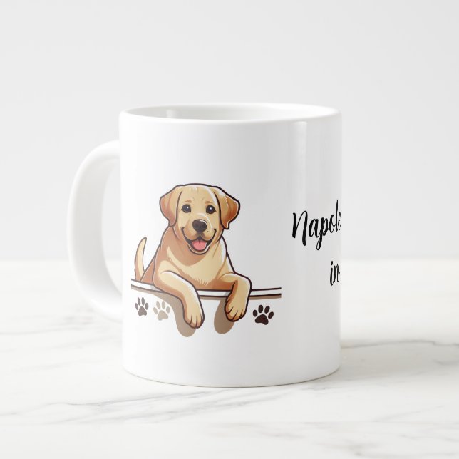 Caneca De Café Grande Franco Bulldog Napoleon Complex (Frente Esquerda)