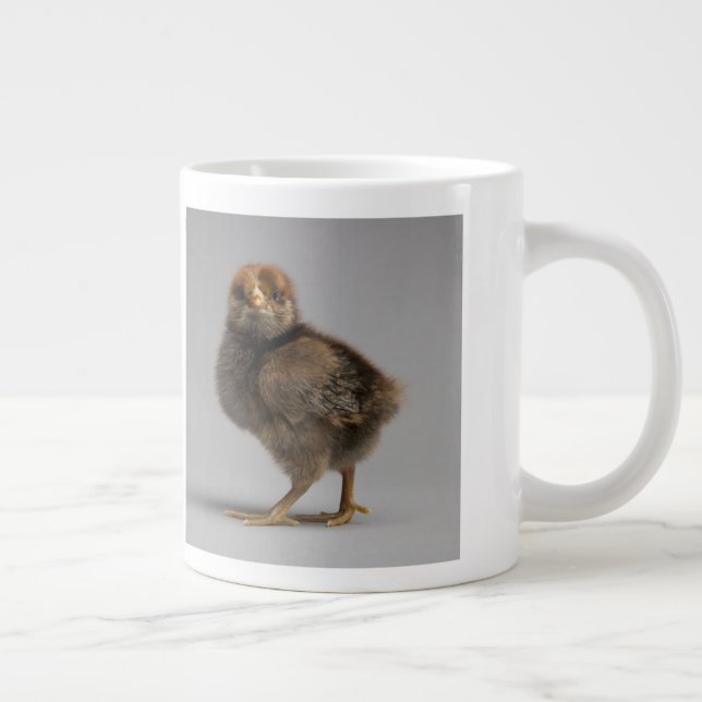 Caneca De Café Grande Frango bebê (Direita)