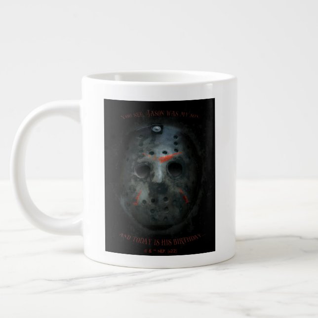 Caneca De Café Grande Freddy vs Jason | Cotação Jason Mask (Esquerda)