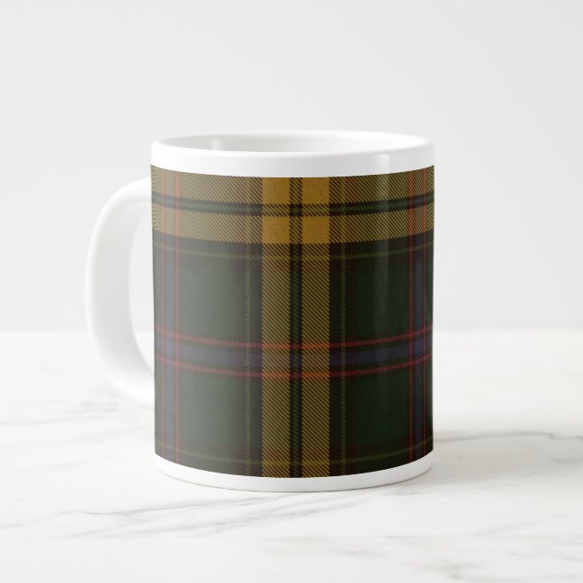 Caneca De Café Grande Frew (caça) Tartan Mug (Frente Esquerda)