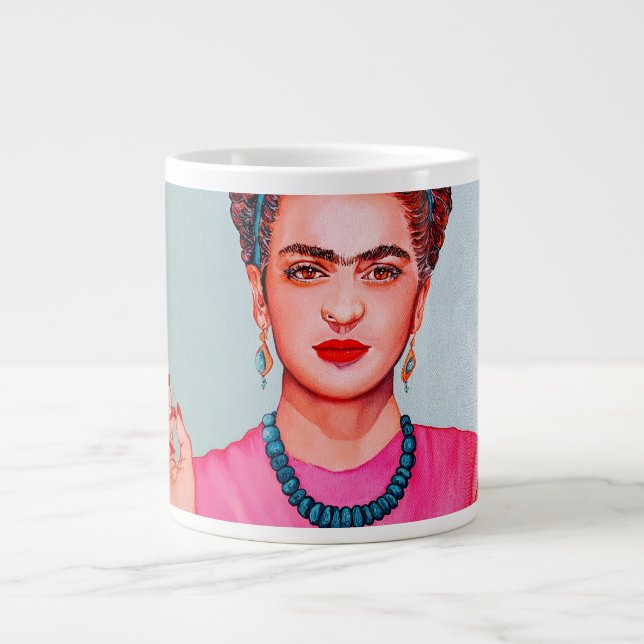 CANECA DE CAFÉ GRANDE FRIDA KAHLO (Frente)