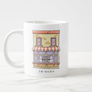 Caneca De Café Grande FRIENDS™ Central Perk Loja de Café de Desenho An